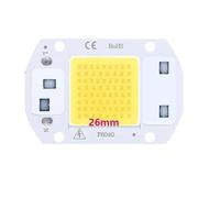 WEITINGKKK lampadine a chip LED, Chip LED COB AC 110V/220V 20W/30W/50W Faretto fai da te senza driver multicolore 1 pz/3 pz/5 pz(Cold White 110v,20W 3pc)