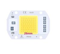 WEITINGKKK lampadine a chip LED, Chip LED COB AC 110V/220V 20W/30W/50W Faretto fai da te senza driver multicolore 1 pz/3 pz/5 pz(Warm White 110v,50W 3pc)