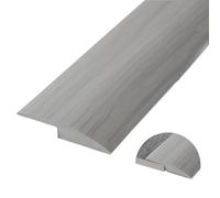 WEITINGKKK Listello di transizione per pavimenti, Striscia di transizione bordo moquette autoadesiva in PVC multicolore 3,0/5,0 mm x 1,0-3, m(Gray Wood Grain,3.0mm x 2.0m)