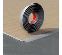 WEITINGKKK Listello di transizione per pavimenti, Striscia di transizione da pavimento in diverse dimensioni. soglia in PVC autoadesiva multicolore(Grey,W-3.5cm)