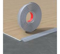 WEITINGKKK Listello di transizione per pavimenti, Striscia di transizione da pavimento in diverse dimensioni. soglia in PVC autoadesiva multicolore(Gray Wood Grain,W-3.5cm)