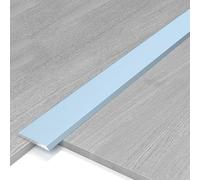 WEITINGKKK Listello di transizione per pavimenti, Striscia di transizione for pavimento autoadesiva in alluminio multicolore, larghezza 1-7 cm, for moquette e piastrelle in legno laminato(Blue,W7cm)