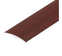 WEITINGKKK Listello di transizione per pavimenti, Striscia di transizione in metallo for pavimenti, piastrelle, porte, pareti multicolore 90-130 cm(Dark Red,L90cm/2.95ft)
