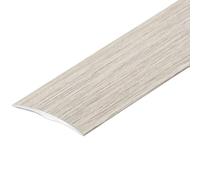 WEITINGKKK Listello di transizione per pavimenti, Striscia di transizione in metallo for pavimenti, piastrelle, porte, pareti multicolore 90-130 cm(Grey,L90cm/2.95ft)