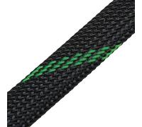 WEITINGKKK Manicotto per la gestione dei cavi, Guaina espandibile for la gestione dei cavi 2 mm-40 mm multicolore(Black Uv Green,14MM-1 METERS)