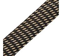 WEITINGKKK Manicotto per la gestione dei cavi, Guaina espandibile for la gestione dei cavi 2 mm-40 mm multicolore(Gold Black,12MM-1 METERS)