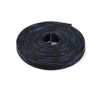 WEITINGKKK Manicotto per la gestione dei cavi, Guaina for la gestione dei cavi multicolore 4-20 mm x 20-100 m(Black Blue,12MM-50M)