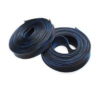 WEITINGKKK Manicotto per la gestione dei cavi, Guaina for la gestione dei cavi multicolore, diverse misure(Black Blue,25 MM-1 METER)