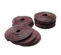 WEITINGKKK Manicotto per la gestione dei cavi, Guaina for la gestione dei cavi multicolore, diverse misure(Black Red,8MM-10 METER)