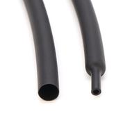 WEITINGKKK Manicotto per la gestione dei cavi, Guaina termorestringente for cavi 1 m, diametro,5-50 mm, rapporto 3:1, impermeabile, isolata, senza colla, nera(18MM-1M)