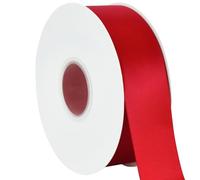 WEITINGKKK Nastro jacquard di rifinitura, Passamaneria vintage in jacquard, tinta unita, for cucire, multicolore, 2 pollici x 50 iarde(Red)