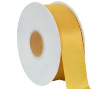 WEITINGKKK Nastro jacquard di rifinitura, Passamaneria vintage in jacquard, tinta unita, for cucire, multicolore, 2 pollici x 50 iarde(Yellow)