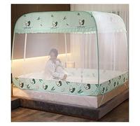 WEITINGKKK Nastro jacquard di rifinitura, Tenda da gioco con zanzariera e baldacchino for lettura, multicolore, di diverse dimensioni(Green,180 * 200cm)