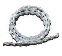 WEITINGKKK Perline bicono in Cristallo, Confezione da 116-160 Perline biconiche sfaccettate for creazione di Gioielli in Vetro Multicolore Varie Dimensioni(White,4X8mm About 140PCS)