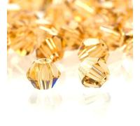 WEITINGKKK Perline bicono in Cristallo, Confezione di Perle Vetro biconiche sfaccettate Multicolori da 3-6 mm for la creazione Gioielli(Light of Heaven,3.0MM About 720PCS)