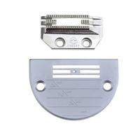 WEITINGKKK Piastra ago in Acciaio Inossidabile, Placca for ago da Cucito con Denti, Set di Parti for Industriale, Acciaio, Confezione 10