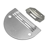 WEITINGKKK Piastra ago in Acciaio Inossidabile, Set di Griffe e Viti for Piastra dell'ago for Macchina da Cucire Industriale Singola, Multicolore