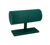 WEITINGKKK Portagioie per collane, in velluto, per la famiglia, copricapo, espositore per collane, bancone e gioielli, ornamenti (verde)