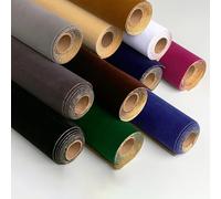 WEITINGKKK Punta dell'ugello, Rivestimento Autoadesivo in Feltro di Velluto Multicolore for cassetti 50x150 cm (19x59 Pollici)(Purple)