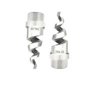 WEITINGKKK Punta dell'ugello, Ugello atomizzatore a Spirale in Acciaio Inossidabile da 90 e 120 Gradi, da 1/4 a 2 Pollici, Confezione con più opzioni di imballaggio(1.5 Inch-316 Stainless Steel,5pcs)