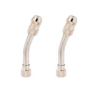 WEITINGKKK Punta dell'ugello, Ugello Regolabile in Ottone 1,5 mm M14x1,5 mm con rondella O-Ring Confezione da 2-10 Misure Multiple(Extended Elbow Nozzle,2pc)