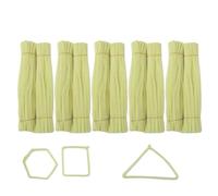 WEITINGKKK Scovolini per lavori manuali, Limpia Pipas Scovolini Ciniglia Steli Fiori Art Multicolor(Yellow)