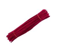 WEITINGKKK Scovolini per lavori manuali, Steli in Ciniglia Scovolini Limpia Pipas Multicolor Confezione da 1000 for Artigianato Fai Te 11,81 x 0,23 Pollici(Dark Red B)