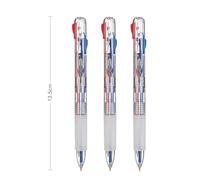 WEITINGKKK seduto con una penna neutra, Retractable Ballpoint Pen With Red And Blue Ink 0.5mm(24pcs)
