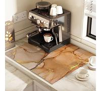 WEITINGKKK Tappetino antiscivolo per caffè, Tappetino for lo scarico della macchina del caffè e for la birra for uso domestico commerciale, vari stili dimensioni(D Style,30cm*50cm)