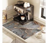 WEITINGKKK Tappetino antiscivolo per caffè, Tappetino for lo scarico della macchina del caffè e for la birra for uso domestico commerciale, vari stili dimensioni(A Style,30cm*50cm)
