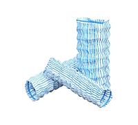 WEITINGKKK Tubi di drenaggio permeabili, Tubo di drenaggio e infiltrazione Francese Perforato Ondulato da 2 Pollici, Blu, Diverse Misure(9m/29.5ft)