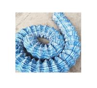 WEITINGKKK Tubi di drenaggio permeabili, Tubo di Scarico Perforato da 6 Pollici in Poliestere Non Tessuto con Filo di Acciaio Blu, Diverse Misure, 1 Pezzo(20m/65.6ft)