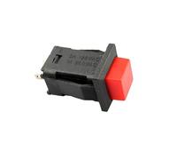 WEITOL Interruttore 10PCS DS-429 14mm Interruttore a Pulsante Quadrato momentaneo 1A/250VAC 3A 125V DS429B Reset Rosso/No Loc