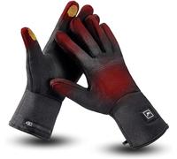 WEIVIOQ Guanti Riscaldati Sottili, Elettrici Ricaricabili con Batteria per Uomo e Donna. Fodere Invernali per Artrite, Raynaud, Ciclismo, Sci, Snowboard ed Escursionismo
