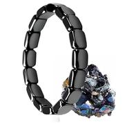 WEIWOGU Bracciale di ematite Hemios Bracciale di ematite per gli uomini, riprende la tua innata fiducia e motivazione, sii concentrato, forte e pronto ad affrontare qualsiasi cosa (1PC)