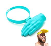 WEIWOGU Cappello da Sole Grande Quanto Un Palmo, Cappello per Mani libere, Divertenti Cappelli per Visiera Parasole, Parasole Portatile, Regalo bavaglio, Copricapo Creativo per Feste (#05)