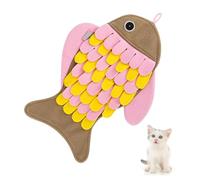WEIWUXIAN Tappetini da Fiuto per Gatti, Tappetino Da Fiuto Antiscivolo, Sniffing Tappetino per Gatti, Giocattolo Interattivo per Gatti, Morso-Resistente, Utilizzato per Intelligenza di Gatti