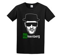 Weixiu Heisenberg Walter White Logo Crazy Super Beautiful Interesting T-Shirt Black L