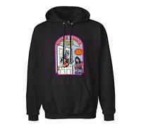 Weixiu Knock Knock, Who's There Hoody Sweatershirt Black S