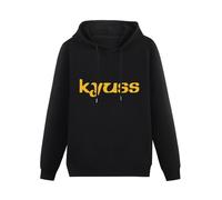 Weixiu Kyuss Lives Long Sleeve Hoody with Pocket Sweatershirt, Hooded with Drawing Pocket Black S