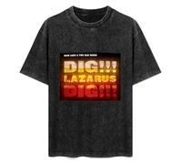 Weixiu Nick Cave & The Bad Seeds T Dig Lazarus Dig Vinyl Cover T-Shirt Black XXL