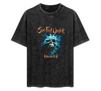 Weixiu Six Feet Under Haunted Black Personalised T T-Shirt Black 3XL