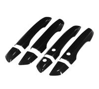 Weixxoai Maniglia esterna della porta Maniglia esterna per portiera auto per Civic 10a generazione 2016-2021 stile fibra di carbonio esterna nera(Gloss Black for Smart)