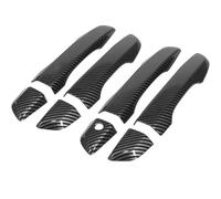 Weixxoai Maniglia esterna della porta Maniglia esterna per portiera auto per Civic 10a generazione 2016-2021 stile fibra di carbonio esterna nera(Carbon for Smart)