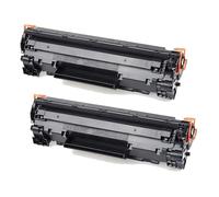 WEIYAOYAOWH Cartuccia toner compatibile CB436A 36A 436A for L-serJet P1505 P1505n M1120 M1120n M1522nf M1522n con chip(BKx2)