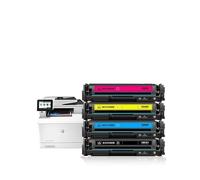 WEIYAOYAOWH Con chip 414A 415A 416A W2020A W2030A W2040A Cartuccia toner for Color Las-erJet Pro M455 M454 M479 M454dn M454dw M454nw(W2033A(415A) M 2.1K)