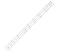 WEIYAOYAOWH Kit 10 strisce di retroilluminazione a LED for LG- 43" V16 ART3 2563 6916L-2563A 43UH650V 43UH676V 43UH661V 43UH650V 43uH6500 lc430dgg LC430DUE fj(3 PCS For 1 TV)