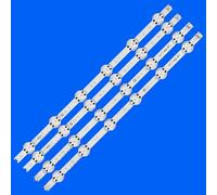 WEIYAOYAOWH Striscia di retroilluminazione a LED for 49UV340C 49LJ614V 49UJ6525 49UJ6585 49UJ6565 49UJ670V 49UJ701V V17 49 6916L-2862A 6916L-2863A(8 set)