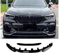 WeiYH Auto Spoiler Frontali per BMW F15 X5 MSport 2014-2018, Anticollisione Paraurti Anteriore Spoiler Lip Splitter per Il Mento sul Labbro