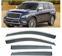 WeiYH Deflettori del Vento dell'auto per Infiniti QX80 2013-2020, Parasole/parapioggia/paravento/deflettore del Vento atmosferico delle Porte